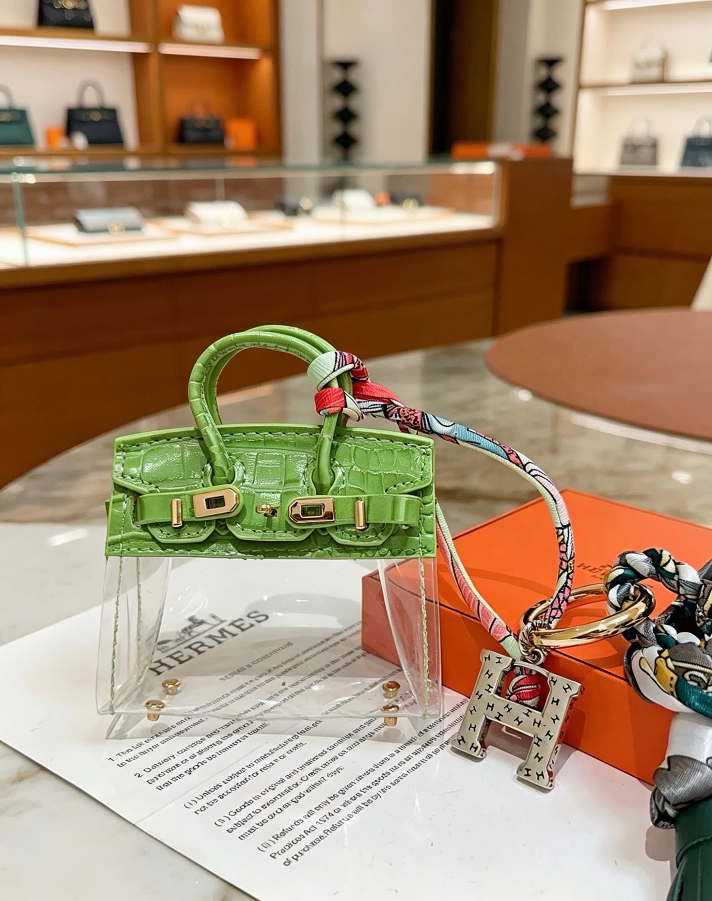 Hermes Hermès Kelly Bag Keychain