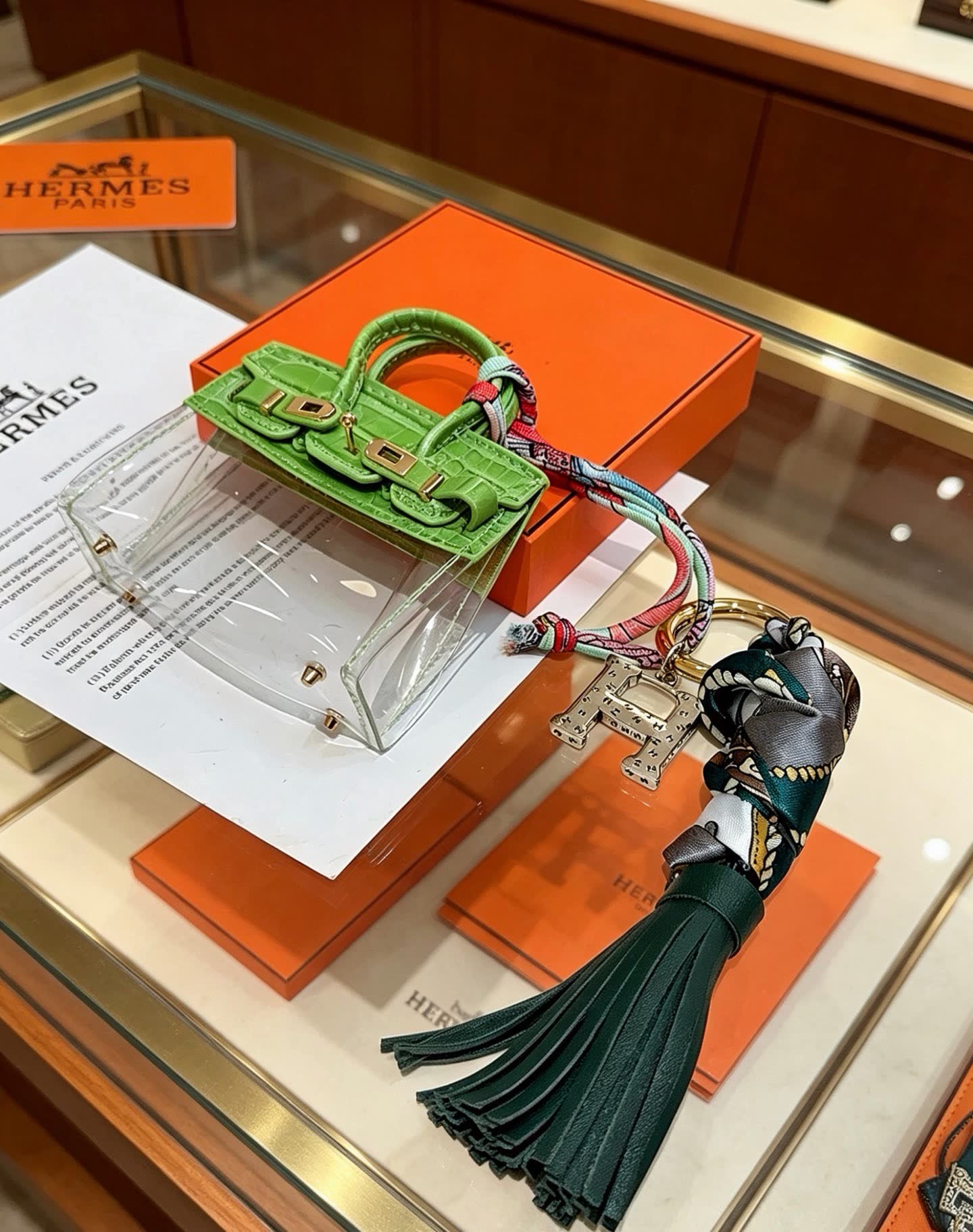 Hermes Hermès Kelly Bag Keychain