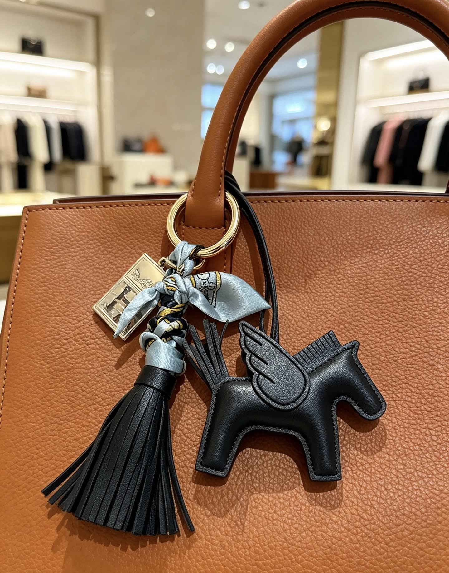 Hermes Hermès Kelly Bag Charm with Pegasus and Tassel
