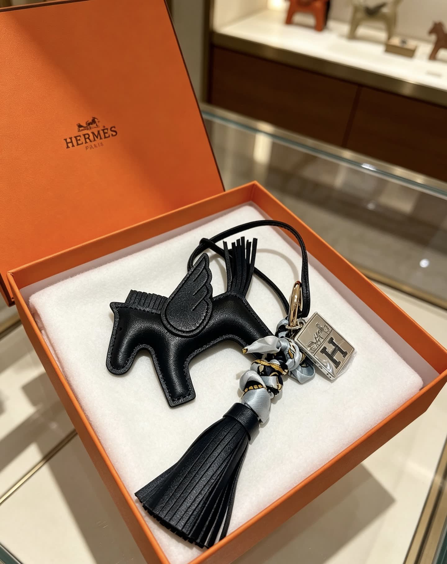 Hermes Hermès Kelly Bag Charm with Pegasus and Tassel
