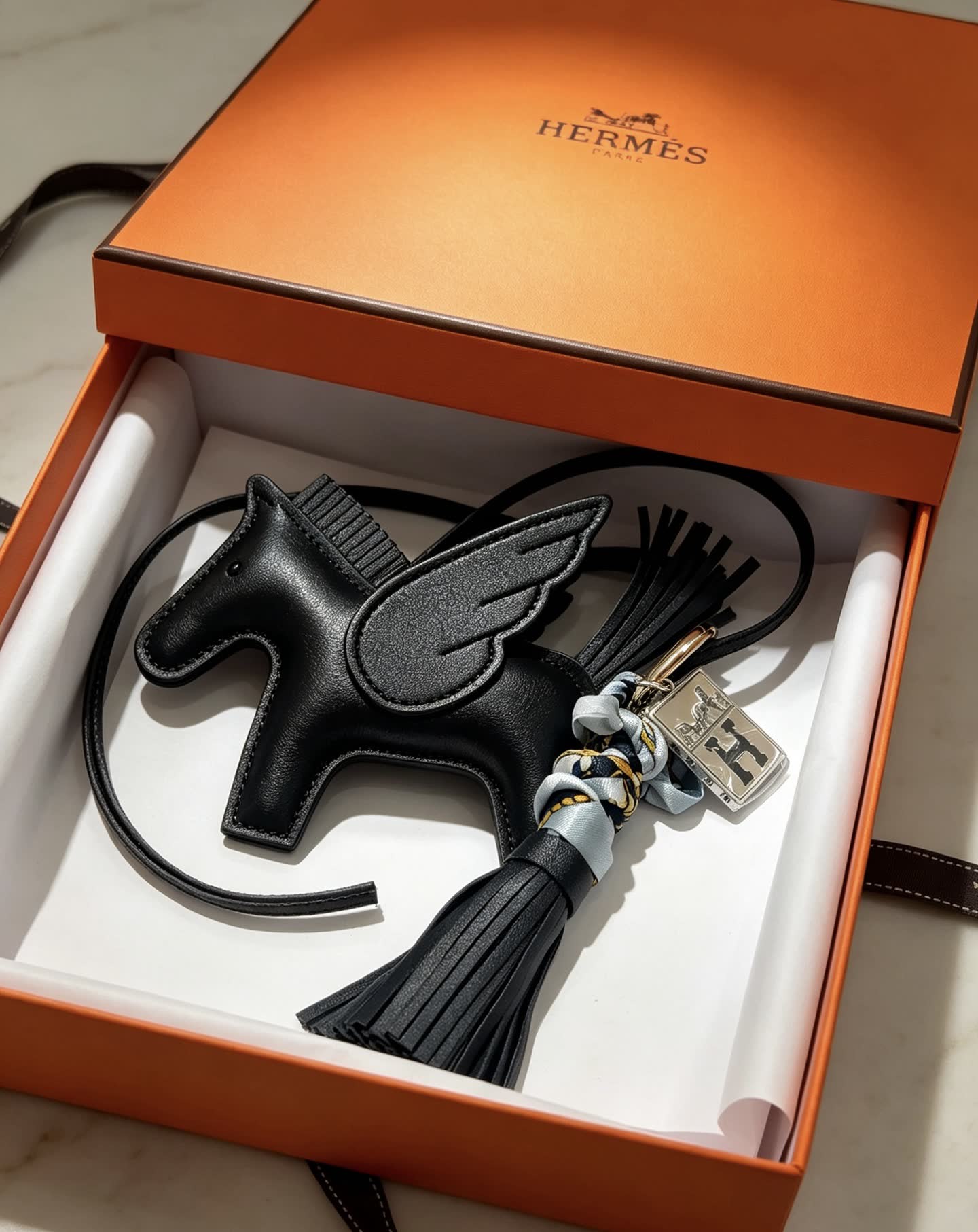 Hermes Hermès Kelly Bag Charm with Pegasus and Tassel