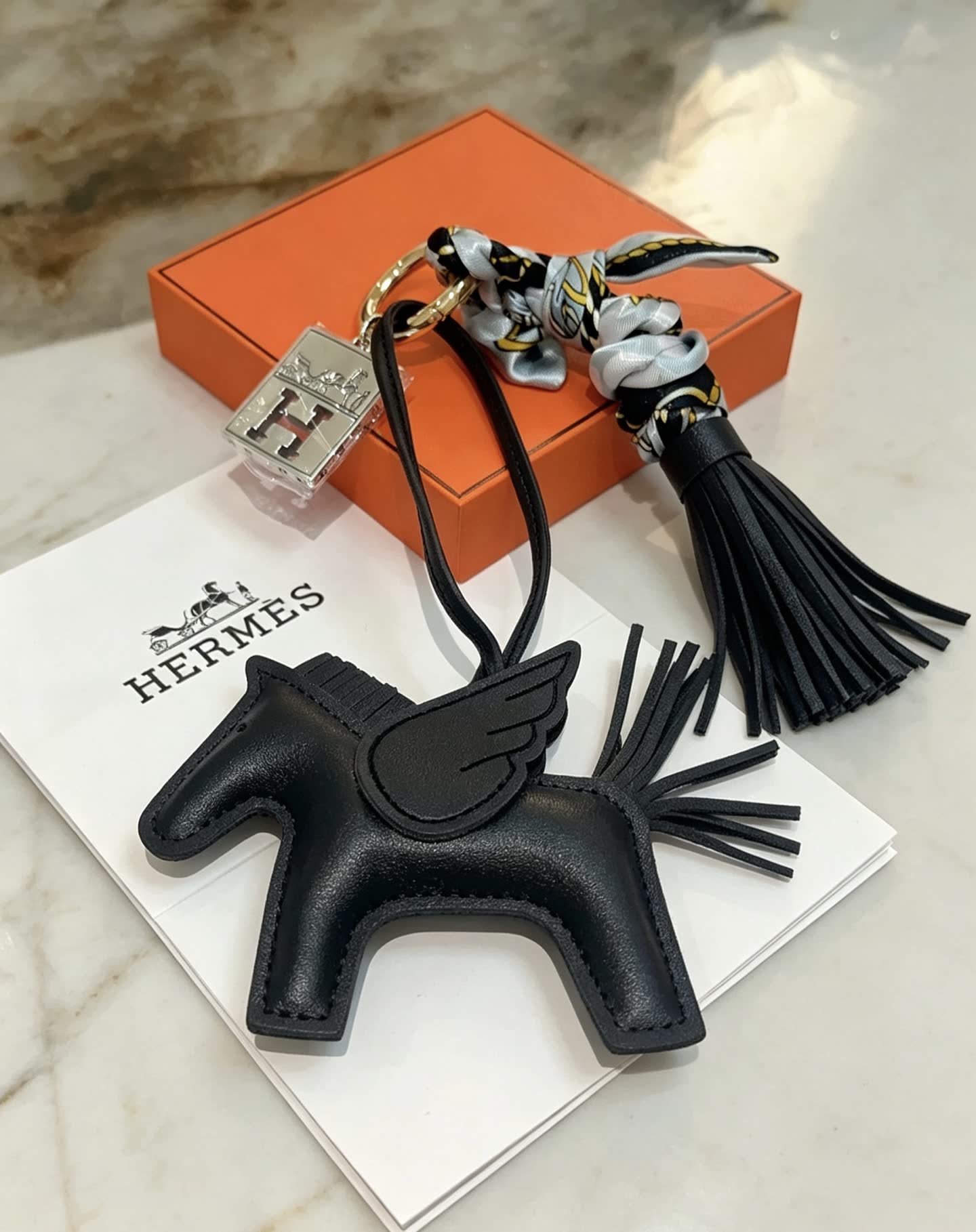 Hermes Hermès Kelly Bag Charm with Pegasus and Tassel