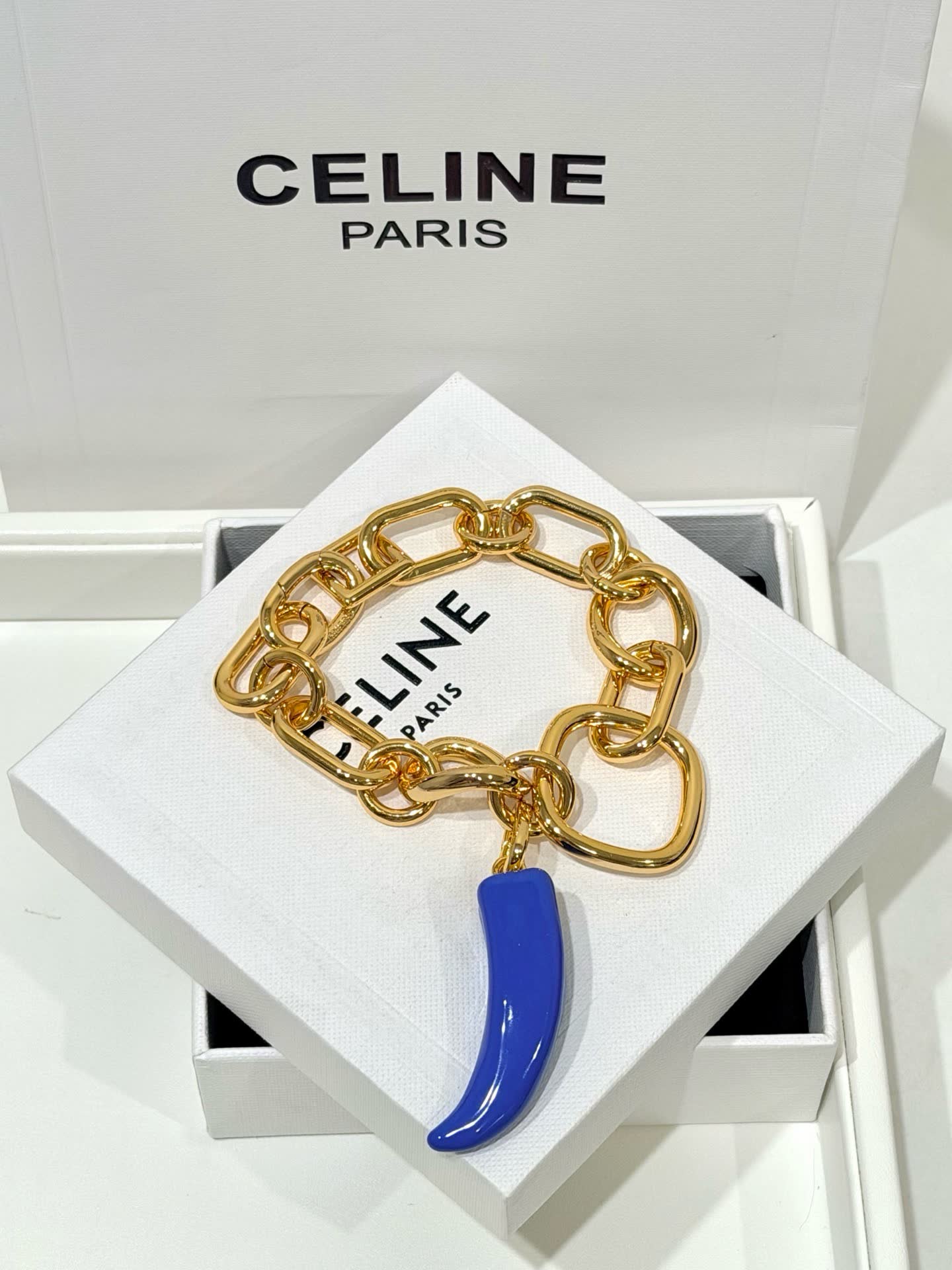 Celine Horn-Shaped Charm