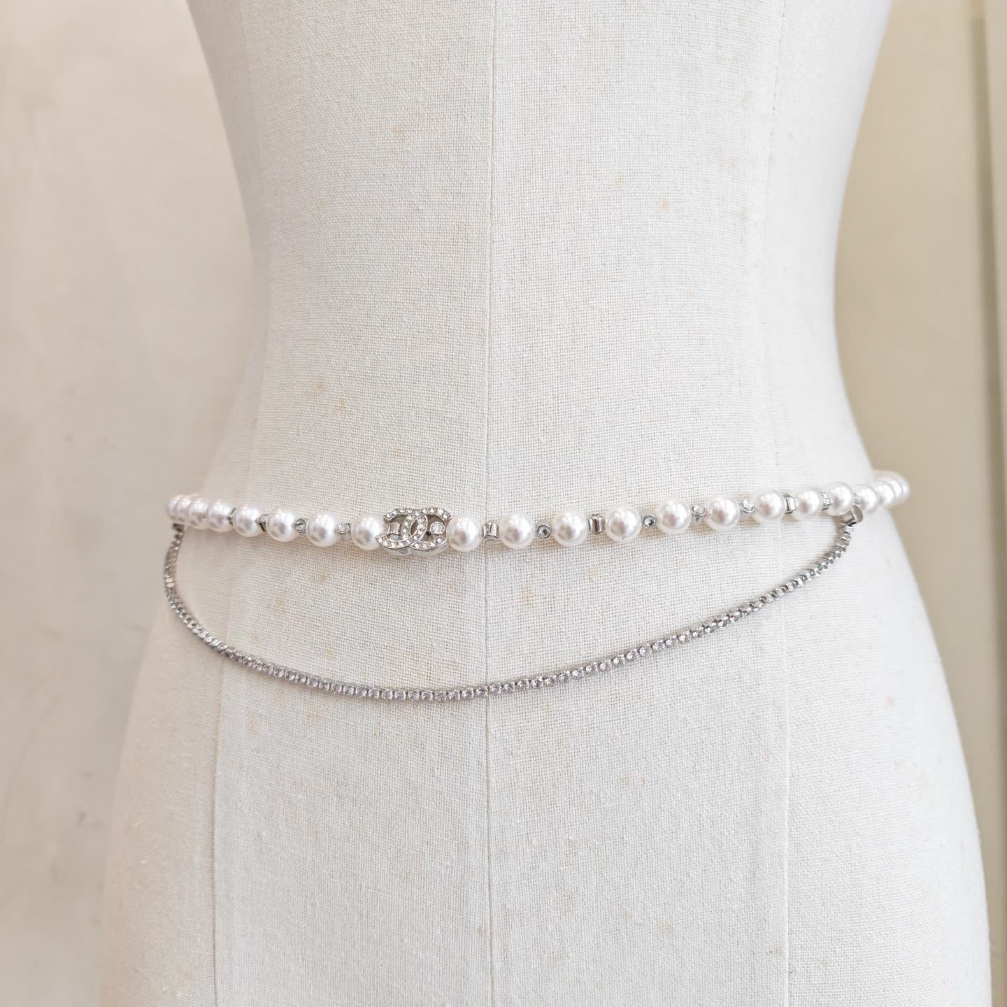 Chanel Pearl Belt