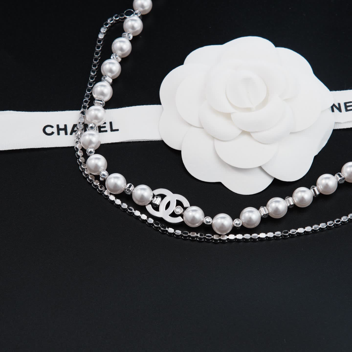 Chanel Pearl Belt