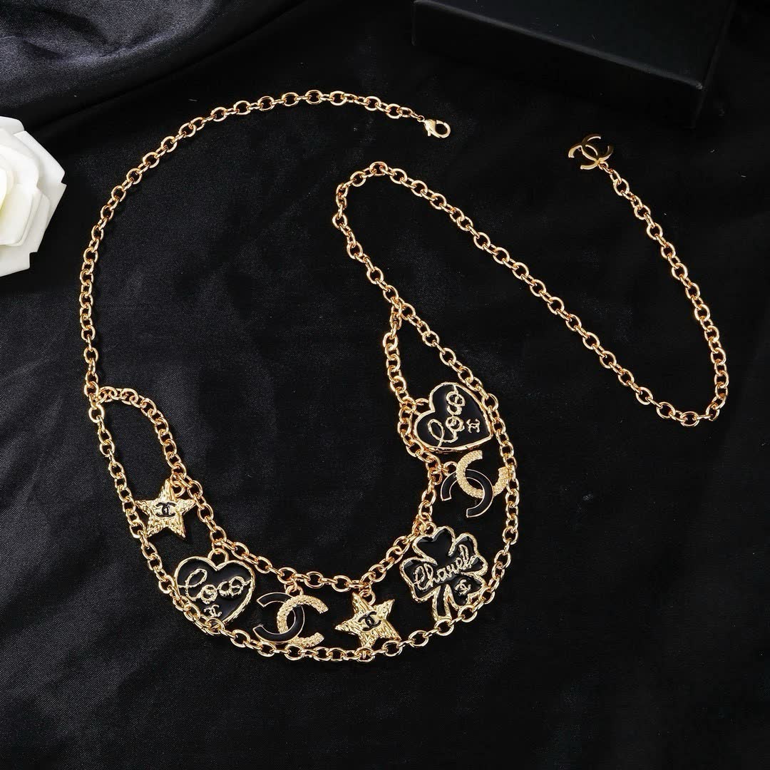 Chanel Double Chain Belt with Charms