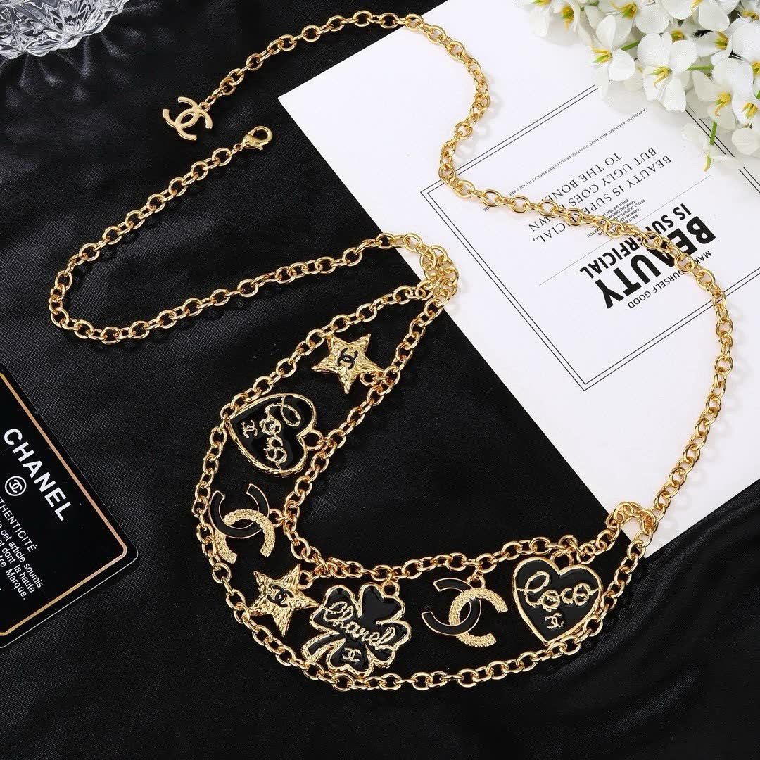 Chanel Double Chain Belt with Charms