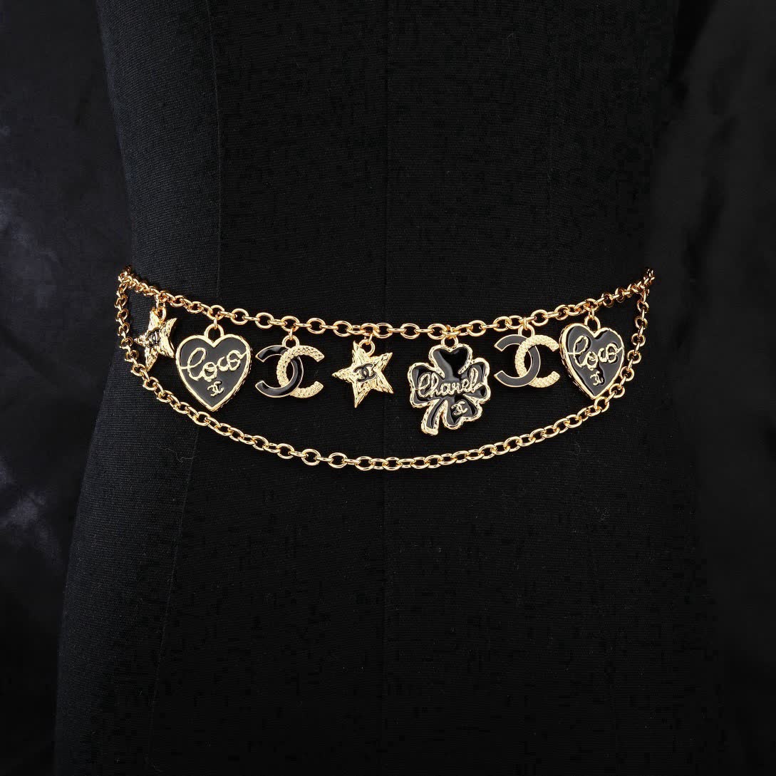 Chanel Double Chain Belt with Charms