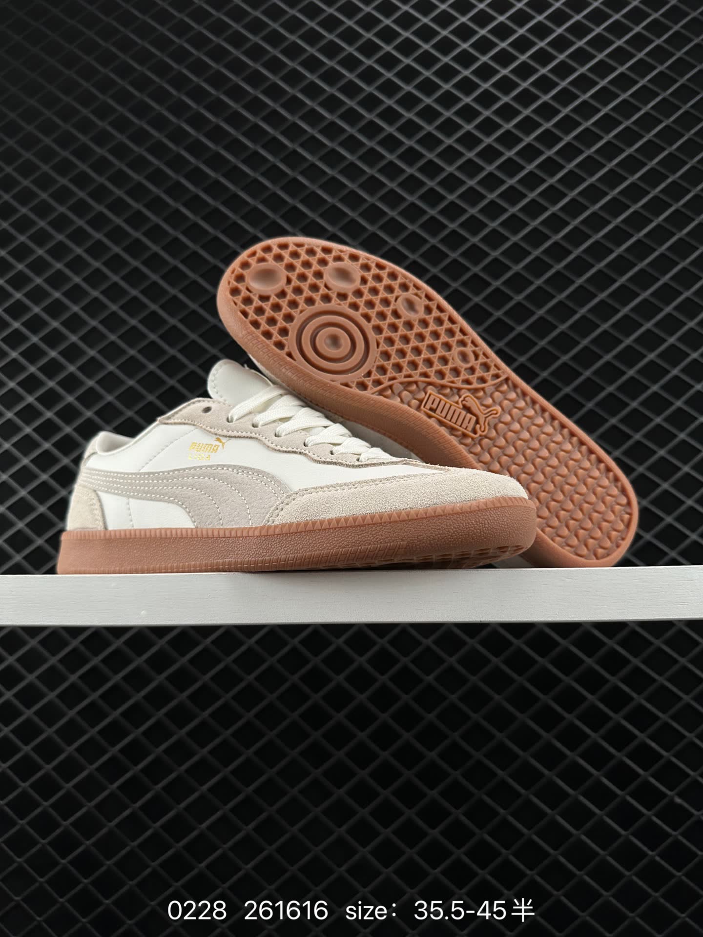 PUMA Liga Leather Trainers”Donna/Uomo Whisper“