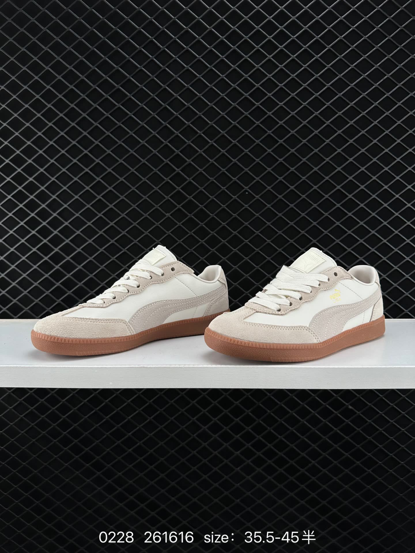 PUMA Liga Leather Trainers”Donna/Uomo Whisper“