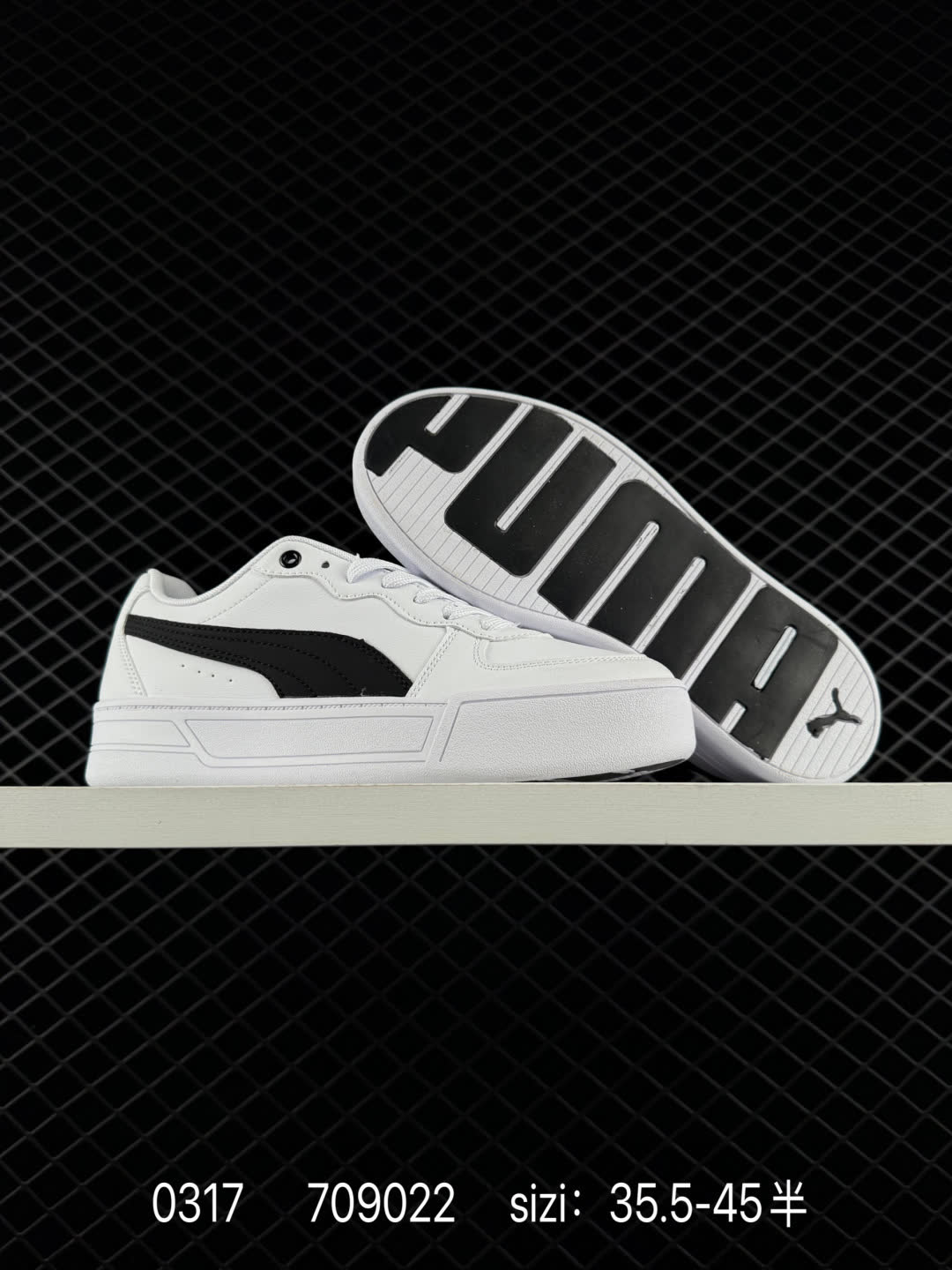 PUMA Smash Vulc Leather Low