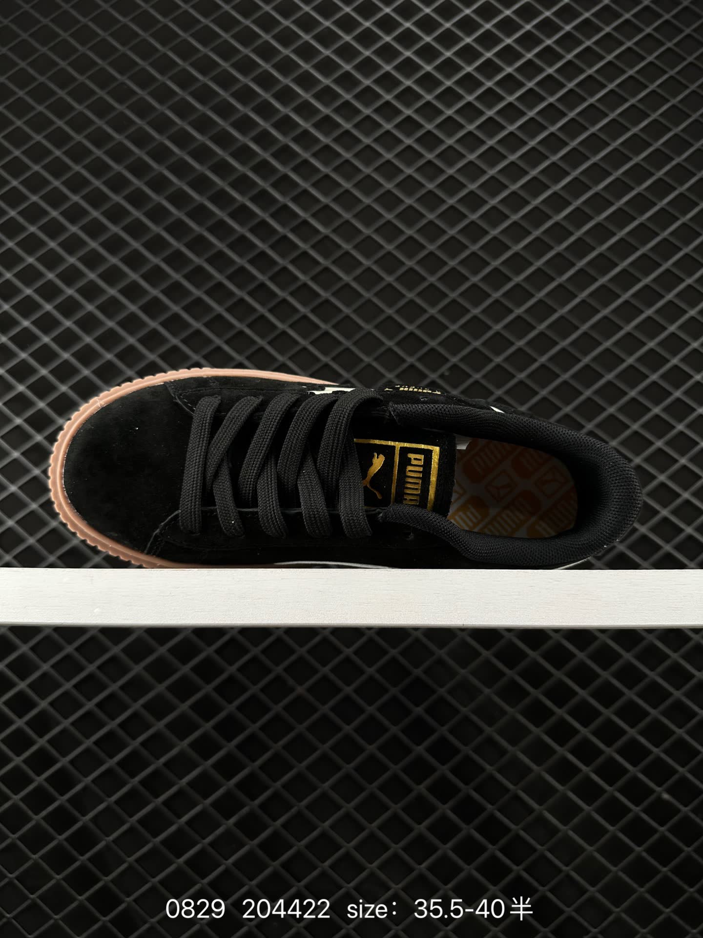 PUMA  Suede Platform Gold